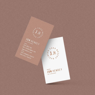Semi Gloss Business Cards Standard Vertical