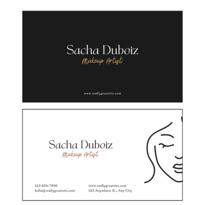 1Hr Business Cards 2 Side